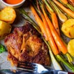 nakkekotelet i kraftig marinade