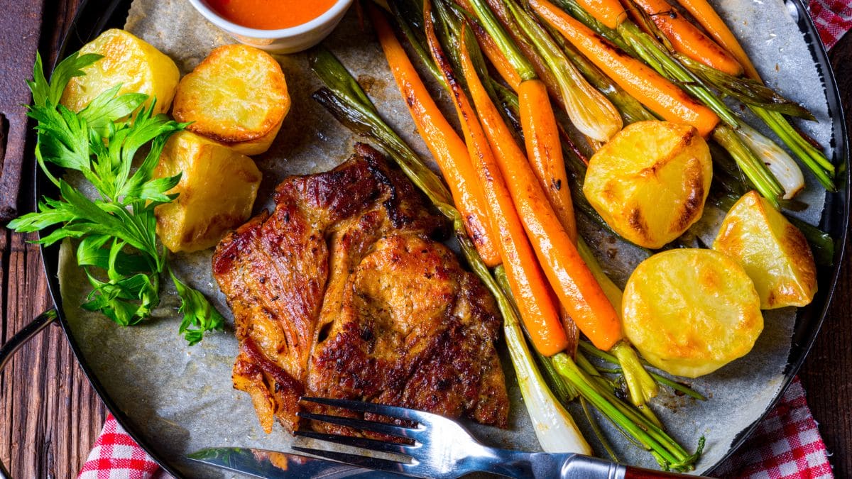nakkekotelet i kraftig marinade