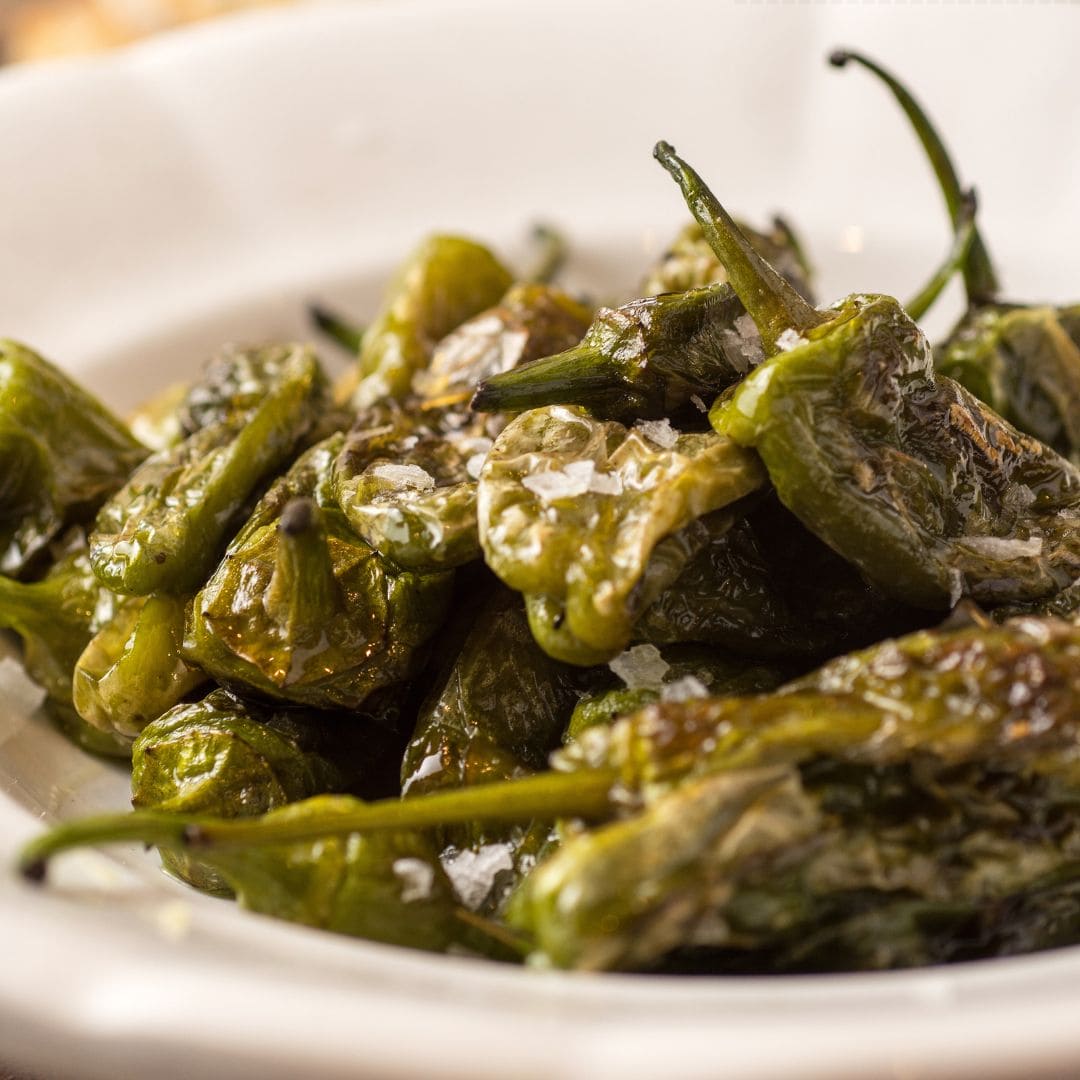 Pimientos de Padrón i airfryer