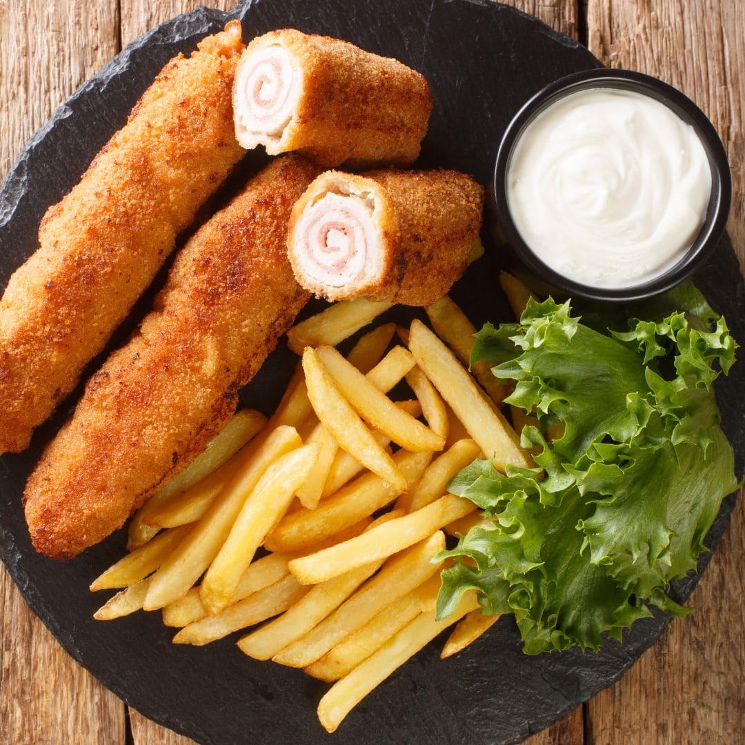 Flamenquines i airfryer