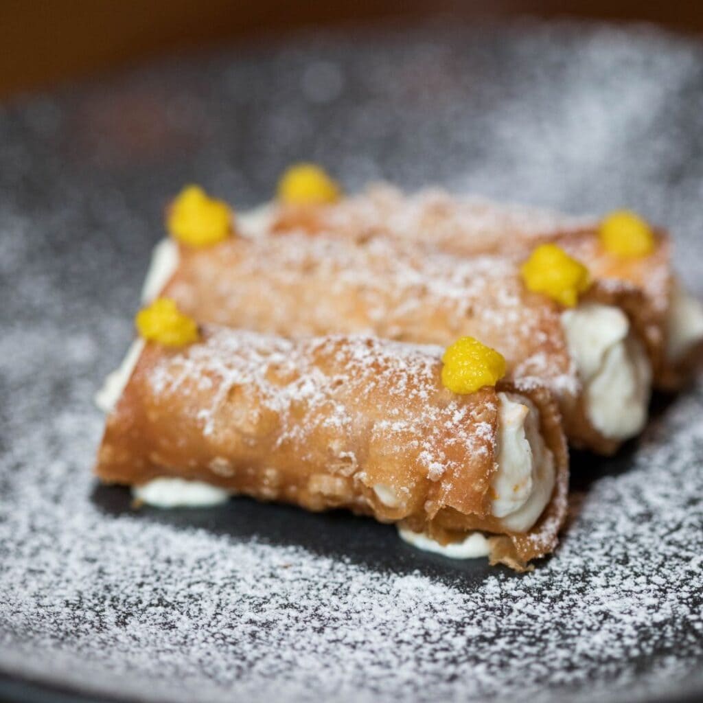 Cannoli with crispy Sicilian shells, made in my air fryer