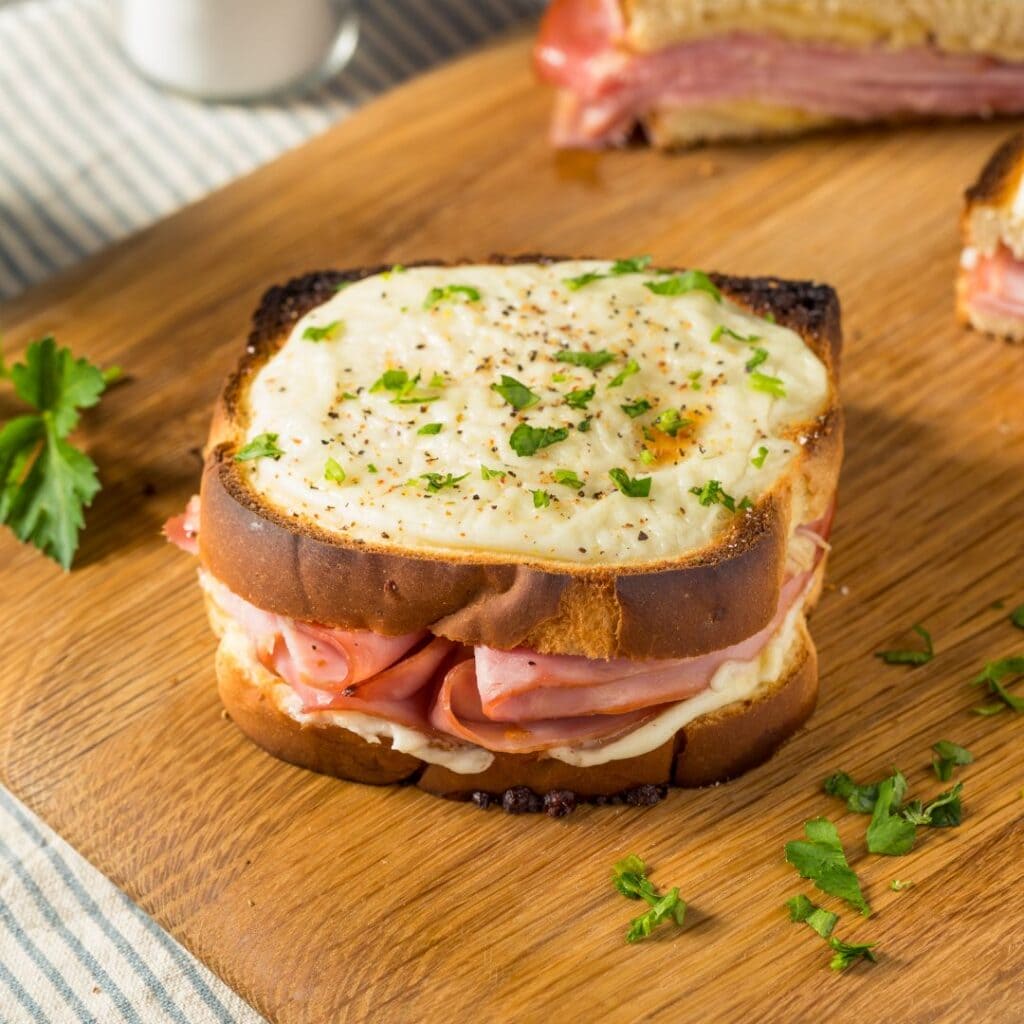 Croque Monsieur lavet i min airfryer