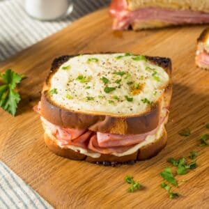 Croque Monsieur lavet i min airfryer