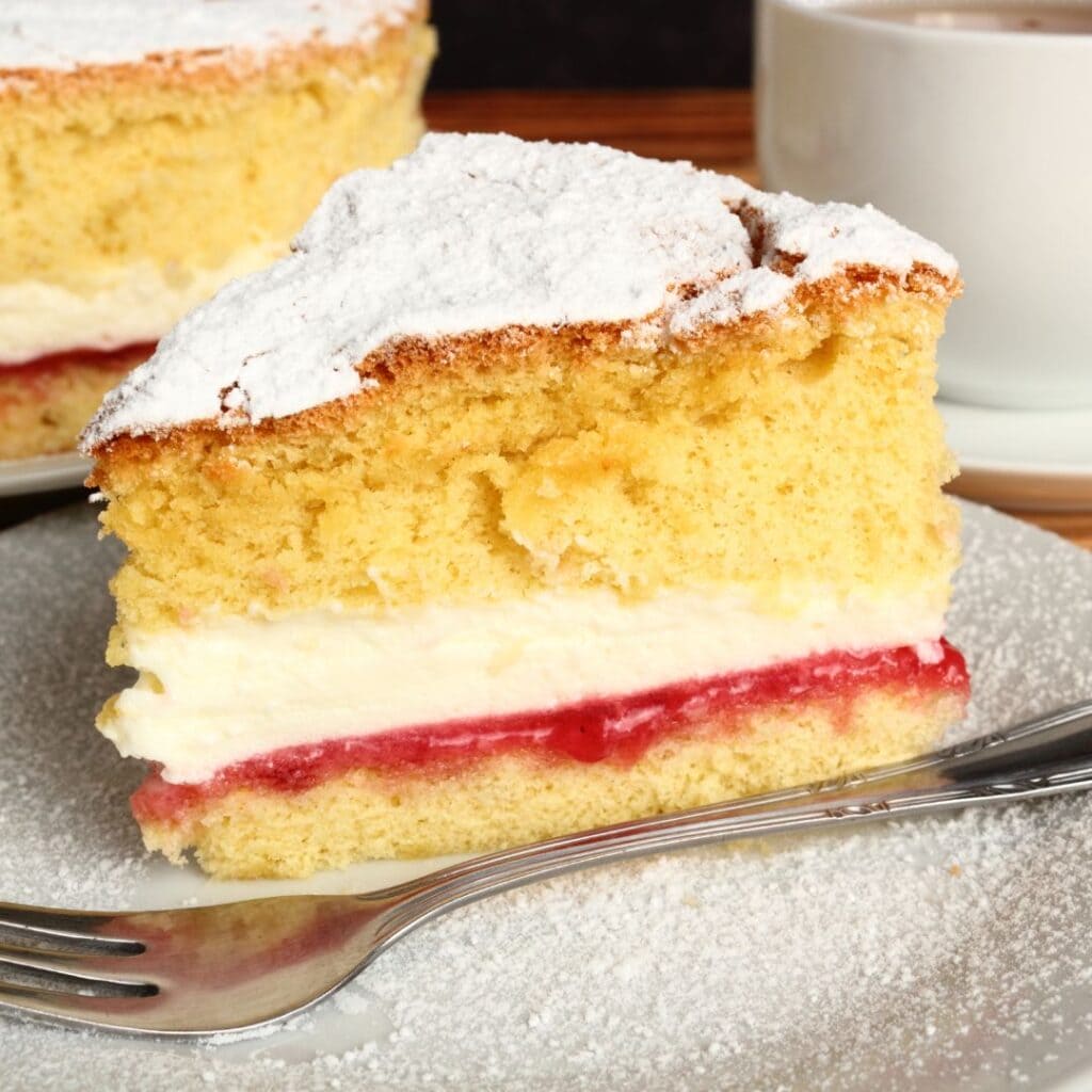 Victoria Sponge Cake bagt i min airfryer