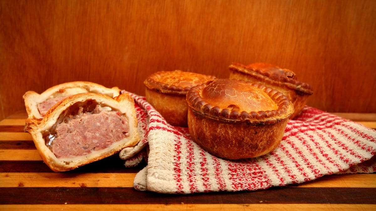 Pork pie En traditionel engelsk kødtærte