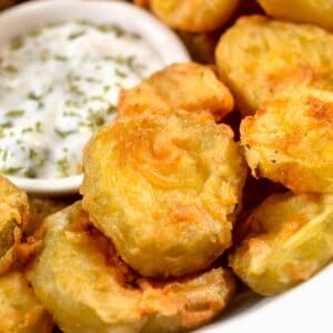 Fried Pickles bagt i min airfryer