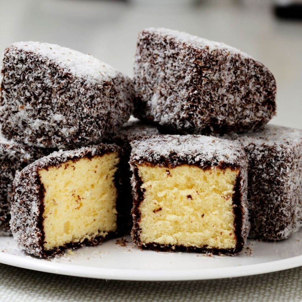 Lamingtons bagt i min airfryer