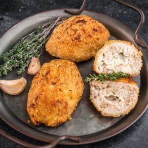Kylling Kiev lavet i min airfryer