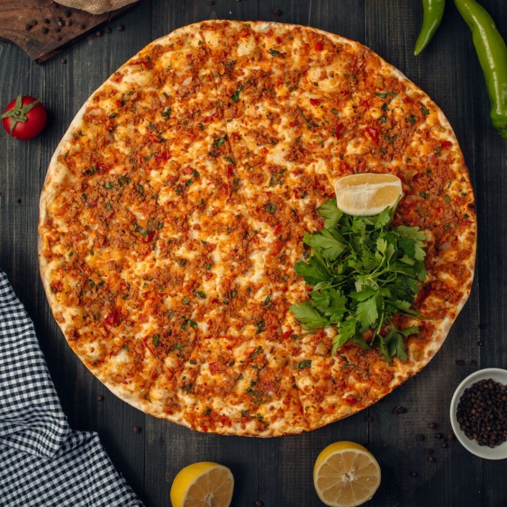 Lahmacun bagt i min airfryer