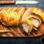 Pork Wellington, solomillo de cerdo horneado en masa