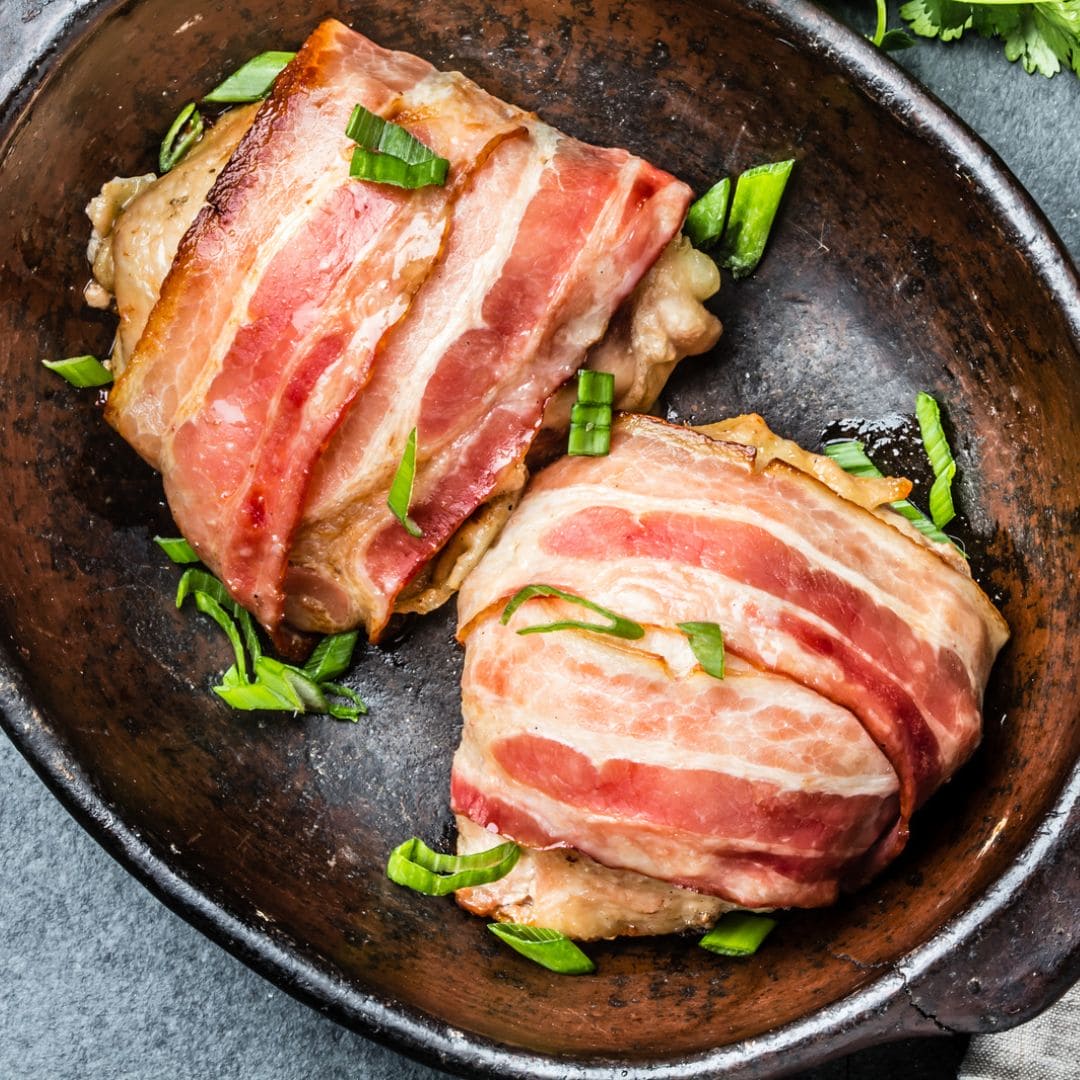 Kip in spek uit de Airfryer