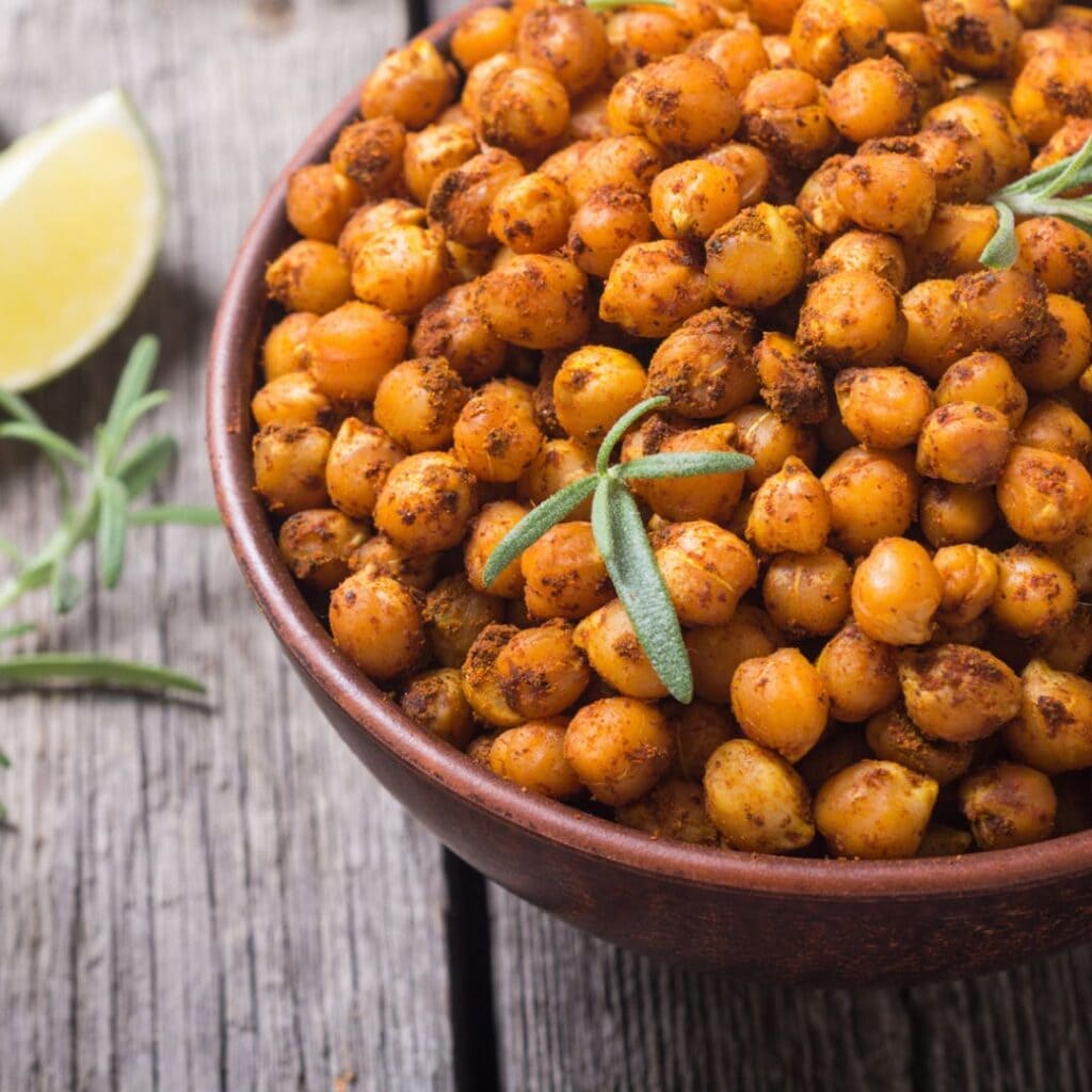 Ristede kikærter lavet i min airfryer