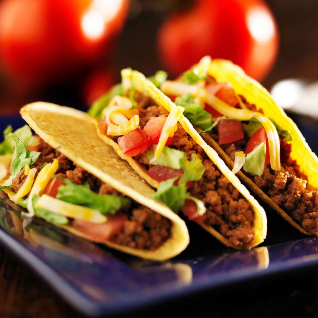Tacoschelpen uit de Airfryer