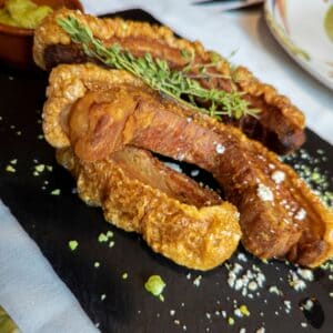 Torreznos lavet i airfryer