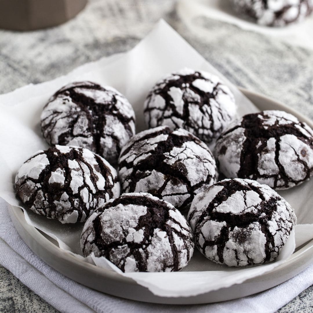 Craquelés au chocolat à l'airfryer
