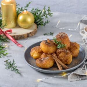 Sonhos de Natal bagt i airfryer