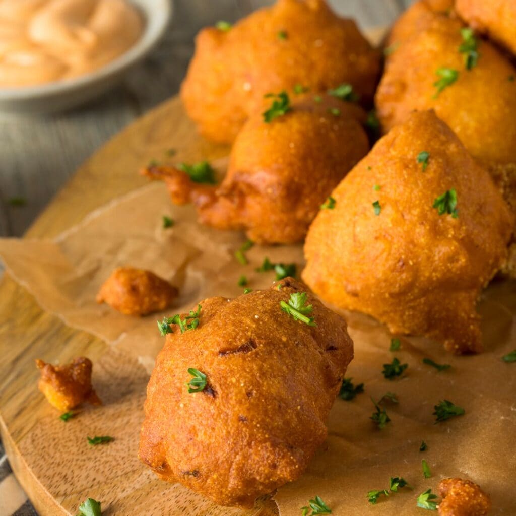 Hush Puppies assados na airfryer