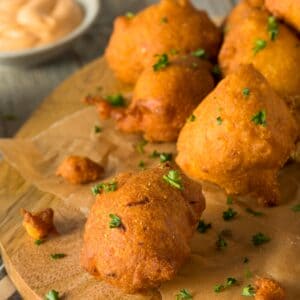Hush Puppies bagt i airfryer
