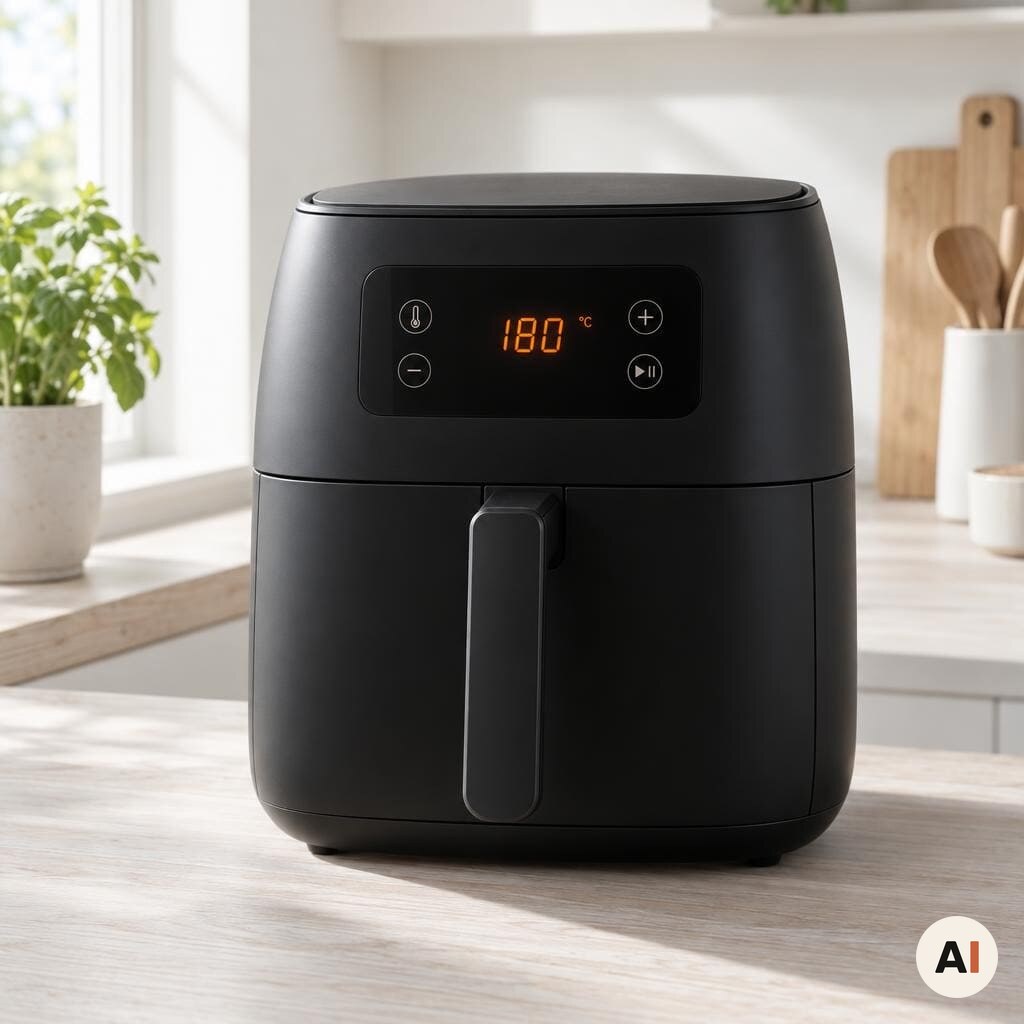 Airfryeren forvarmes til 180 grader i min airfryer