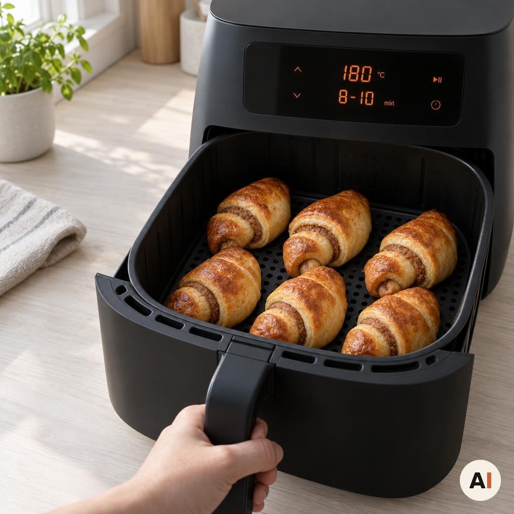 Seks gyldne gifler bages i min airfryer