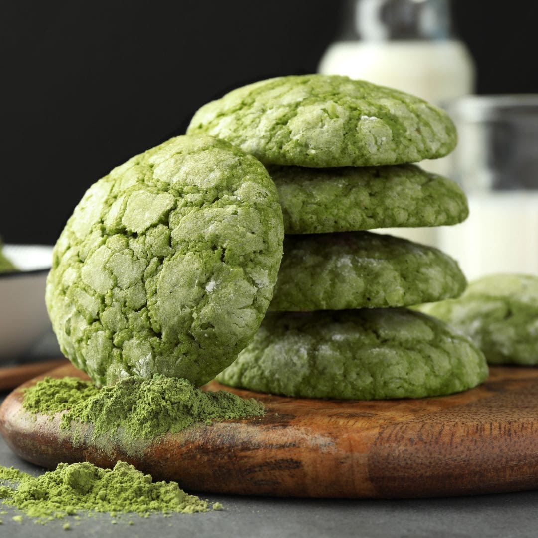 Matcha-Cookies im Airfryer