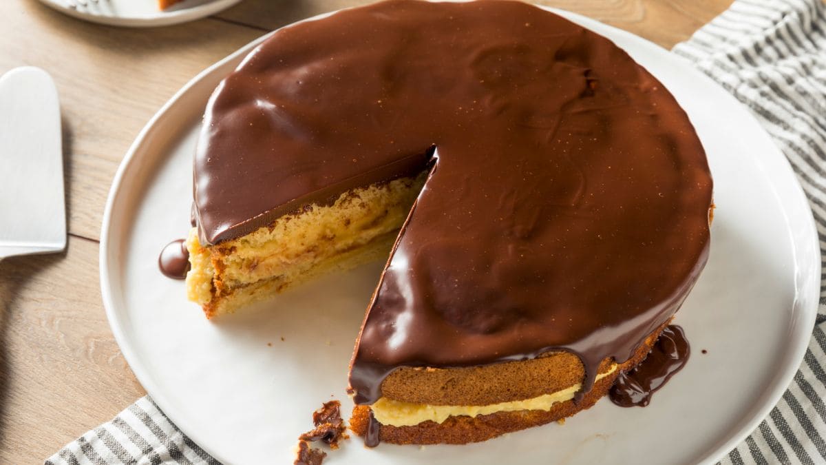 En Boston cream pie er på trods af sit navn en klassisk amerikansk lagkage